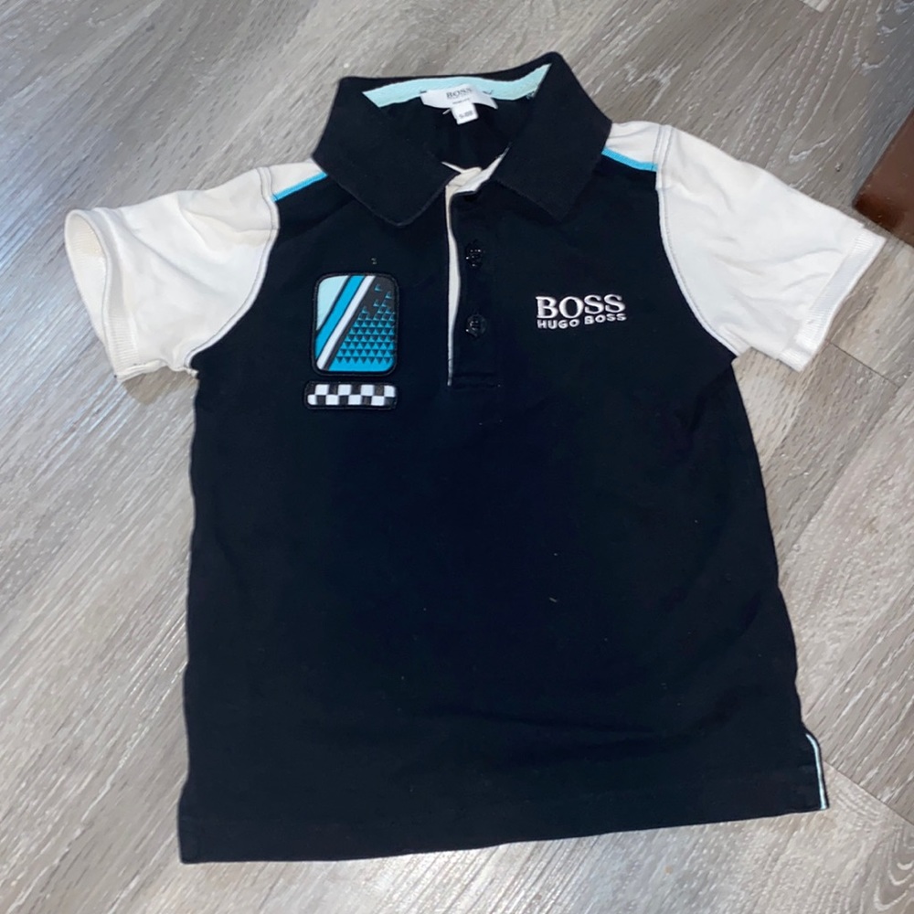 Toddler Boys Collar Hugo Boss Shirt